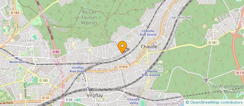 localisation de l'entreprise JML ARTS  VIROFLAY