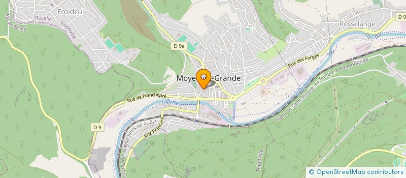 localisation de l'entreprise JML BARBER  MOYEUVRE-GRANDE