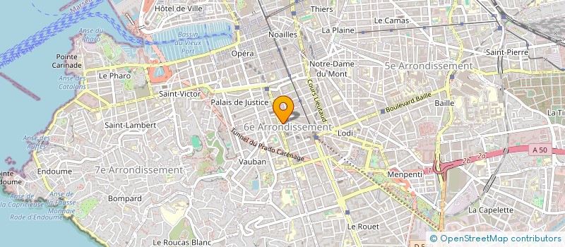 localisation de l'entreprise JML COMMUNICATION  MARSEILLE