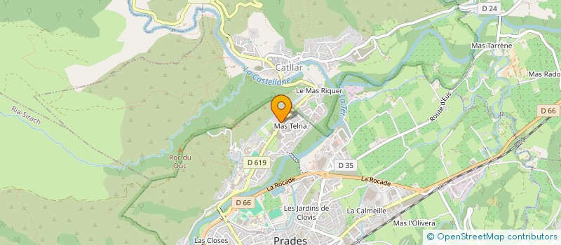 localisation de l'entreprise JML HOLDING  PRADES