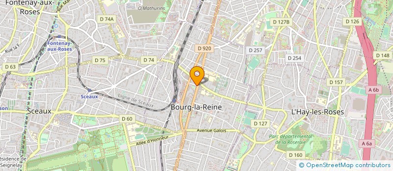 localisation de l'entreprise JML INFO à BOURG-LA-REINE