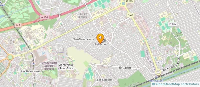 localisation de l'entreprise JML MENUISERIE à VILLEPINTE