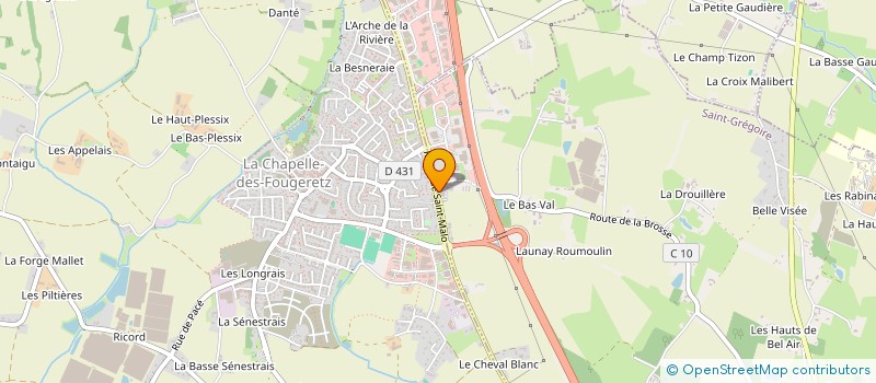 localisation de l'entreprise JML NORD  SAINT-GREGOIRE