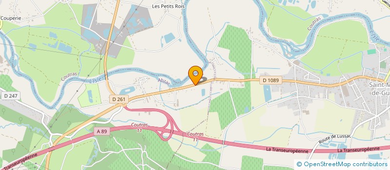 localisation de l'entreprise JML PLOMBERIE à ABZAC