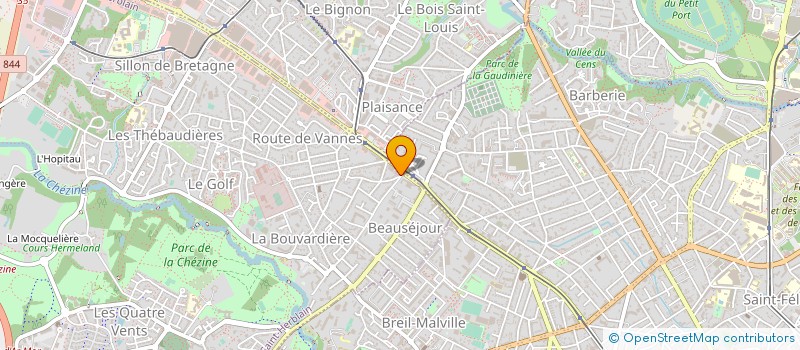 localisation de l'entreprise JML TRANSACTIONS à SAINT-HERBLAIN