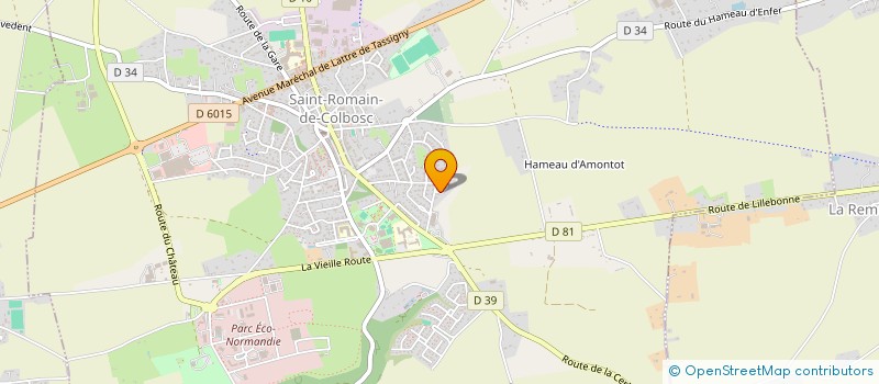 localisation de l'entreprise JMLC  SAINT-ROMAIN-DE-COLBOSC