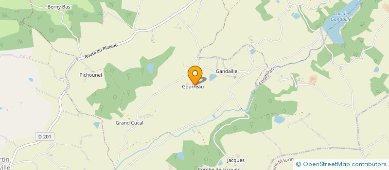 localisation de l'entreprise JMLC GOURRAUD  DONDAS