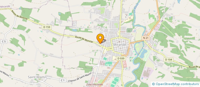 localisation de l'entreprise JMLEO à MIRANDE
