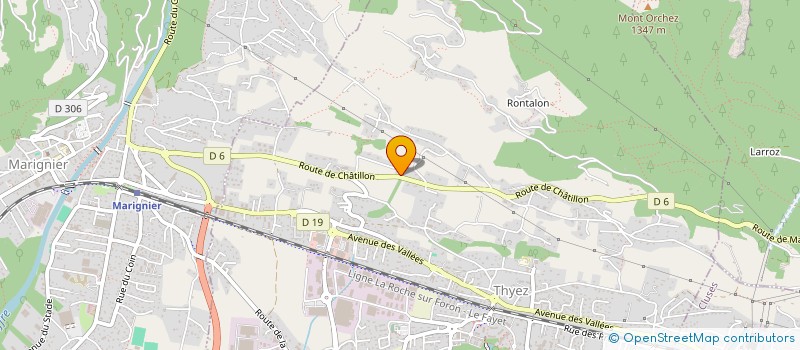 localisation de l'entreprise JMLG  THYEZ