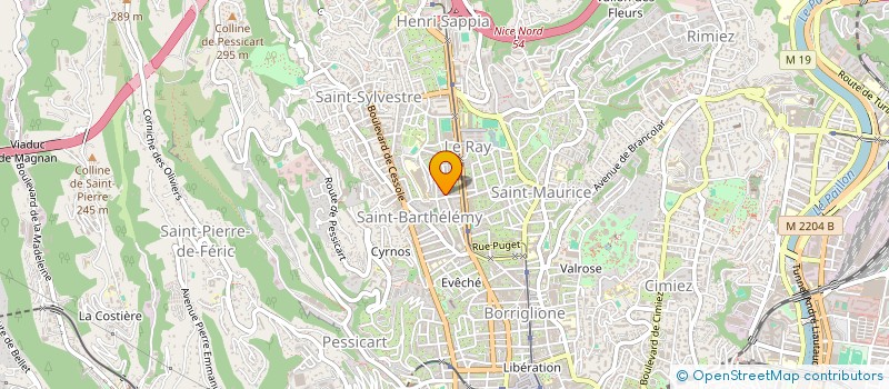 localisation de l'entreprise JMLL INVEST à NICE