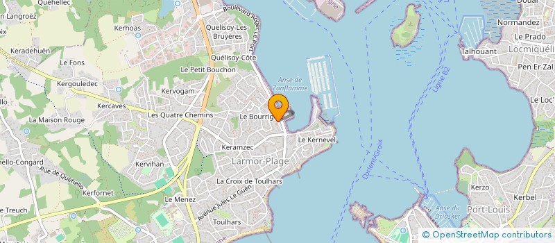 localisation de l'entreprise JMLM 26 HUSSENET ROSNY  LARMOR-PLAGE