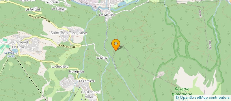 localisation de l'entreprise JMM à COURCHEVEL