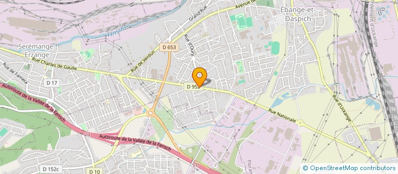 localisation de l'entreprise JMM  FLORANGE