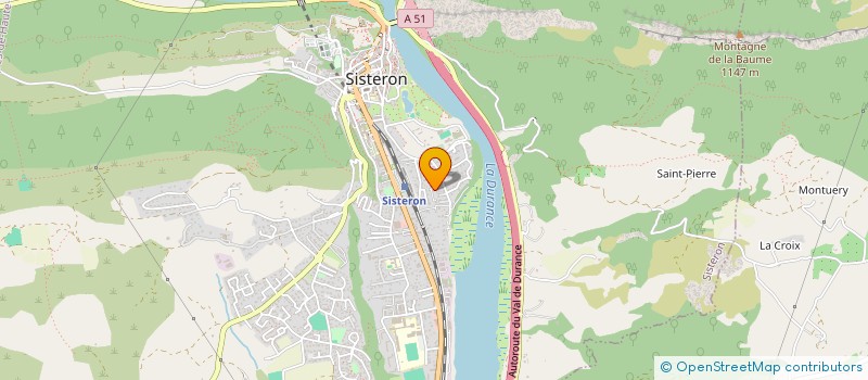 localisation de l'entreprise JMM  SISTERON