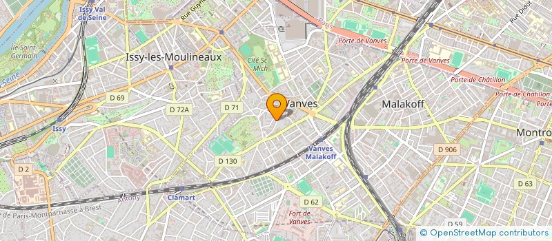 localisation de l'entreprise JMM à VANVES