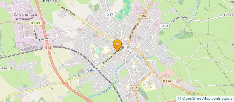 localisation de l'entreprise JMM IMMO  VALOGNES