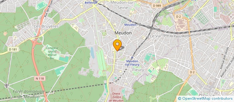localisation de l'entreprise JMM INVESTISSEMENTS à MEUDON