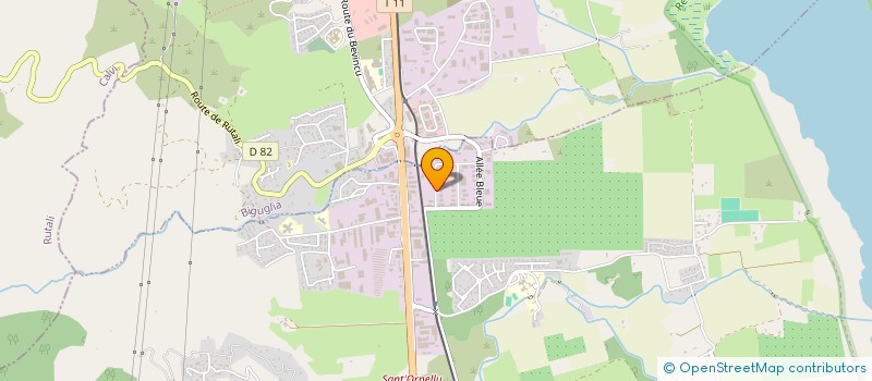 localisation de l'entreprise JMM INVESTISSEMENTS à BORGO