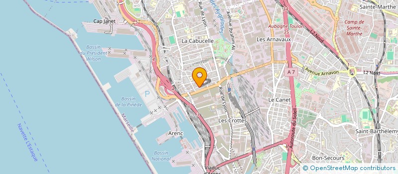 localisation de l'entreprise JMM TRADING à MARSEILLE