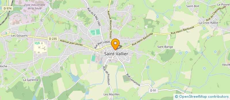 localisation de l'entreprise JMMCM  SAINT-VALLIER