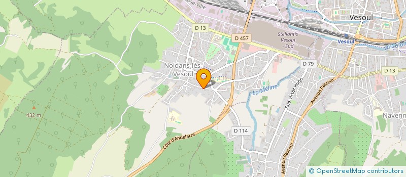 localisation de l'entreprise JMMV ELEC à NOIDANS-LES-VESOUL