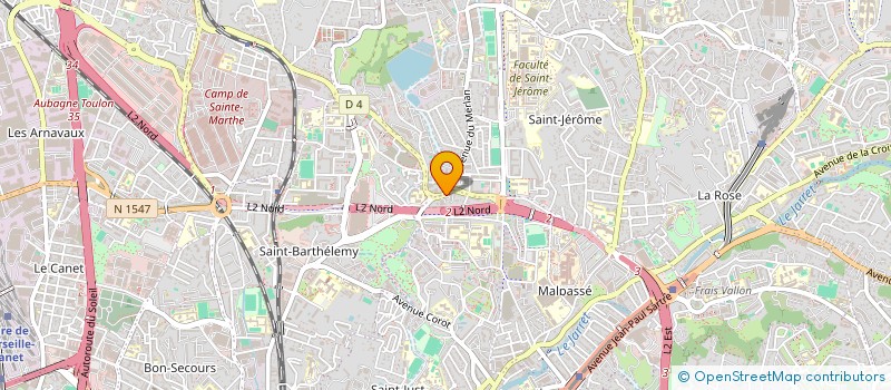 localisation de l'entreprise JMN  MARSEILLE 13