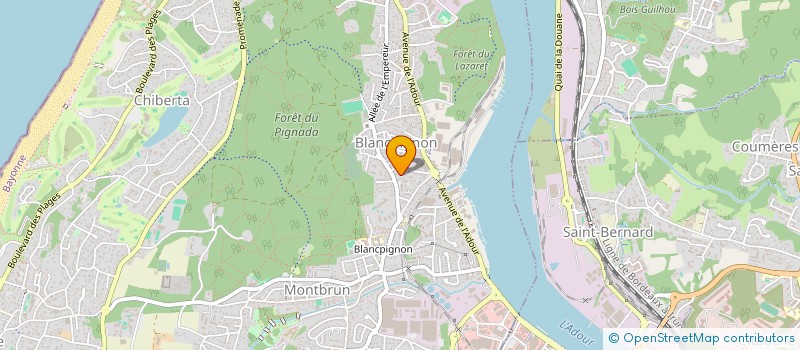 localisation de l'entreprise JMN  ANGLET