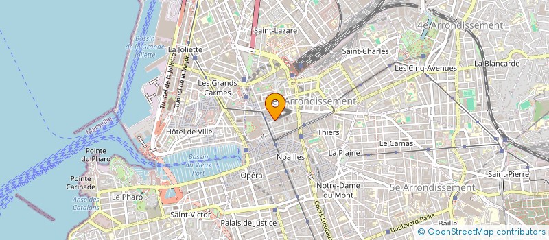 localisation de l'entreprise JMN COMPANY  MARSEILLE 1