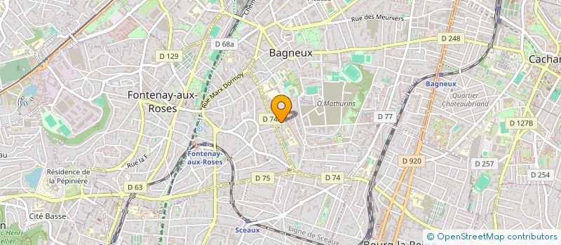 localisation de l'entreprise JMNA TRANS à BAGNEUX