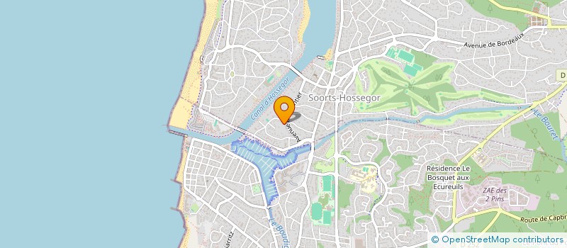 localisation de l'entreprise JMNL  SOORTS-HOSSEGOR