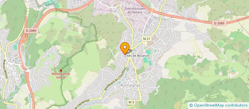 localisation de l'entreprise JMNR  ROMAGNAT