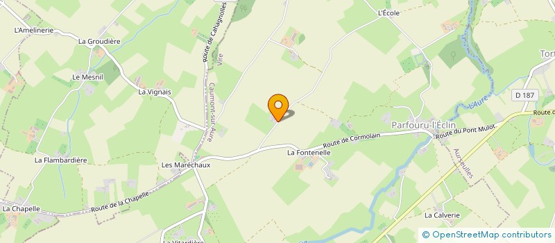 localisation de l'entreprise JMO  CAUMONT-SUR-AURE