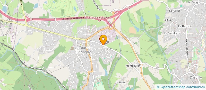 localisation de l'entreprise JMO  LA TOUR-DE-SALVAGNY