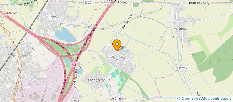 localisation de l'entreprise JMO-MAITRISE INDUSTRIELLE  VIGNOLES