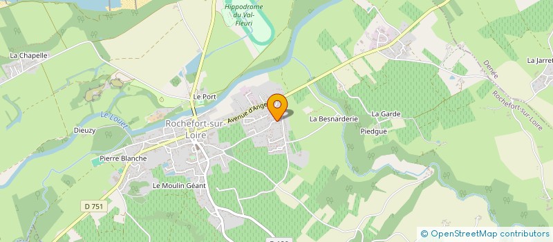 localisation de l'entreprise JMOS  ROCHEFORT-SUR-LOIRE