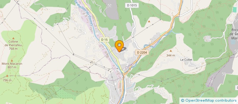 localisation de l'entreprise JMP à CONTES