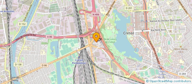 localisation de l'entreprise JMP à CRETEIL
