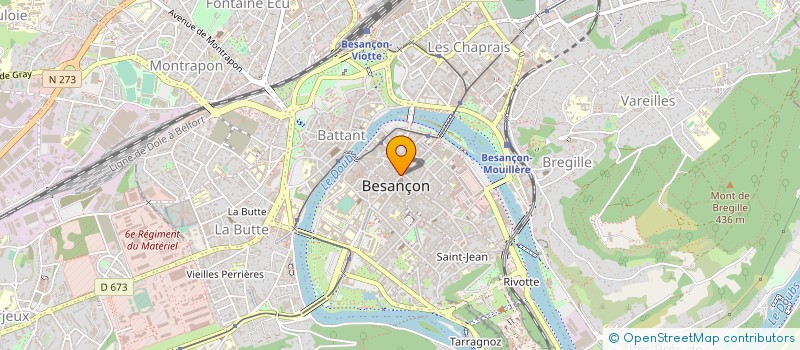 localisation de l'entreprise JMP à BESANCON