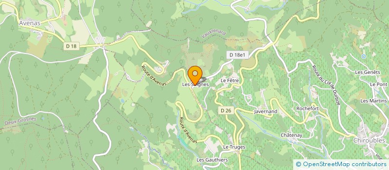 localisation de l'entreprise JMP  CHIROUBLES