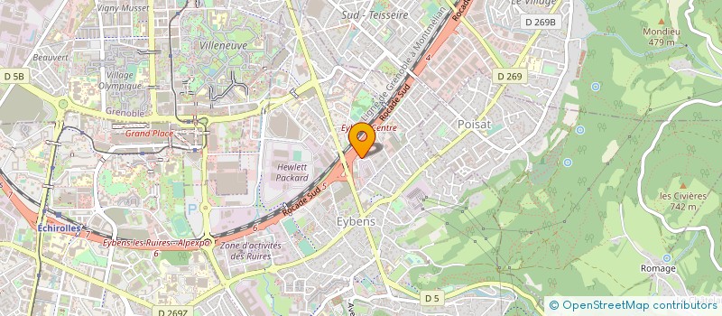 localisation de l'entreprise JMP  EYBENS