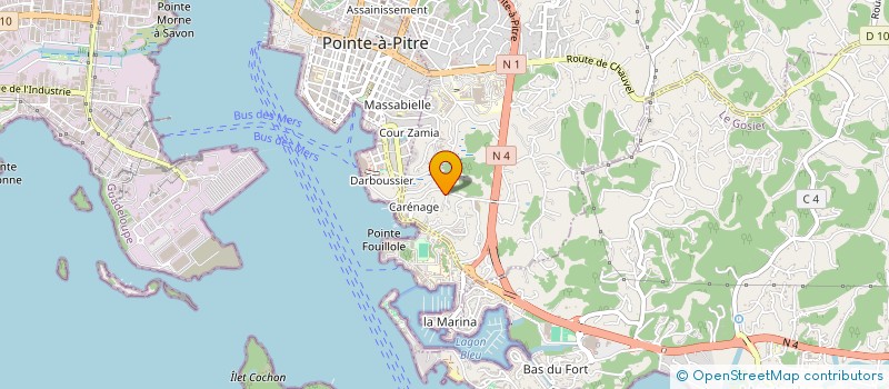 localisation de l'entreprise JMP CARAIBE à LES ABYMES