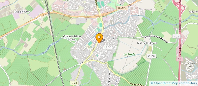 localisation de l'entreprise JMP & CO  CANOHES