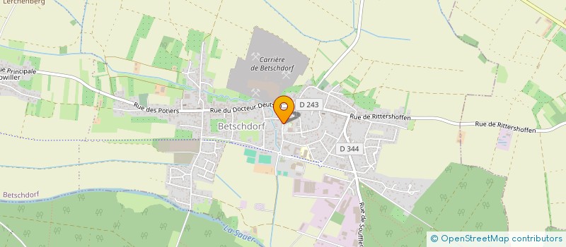 localisation de l'entreprise JMP COIFFURE  BETSCHDORF