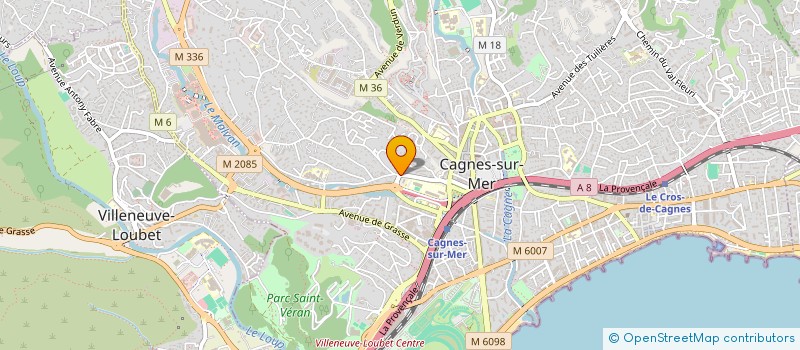 localisation de l'entreprise JMP CONSTRUCTION à CAGNES-SUR-MER