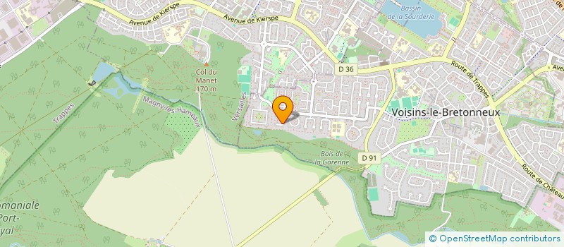 localisation de l'entreprise JMP CONSULTANT  VOISINS-LE-BRETONNEUX