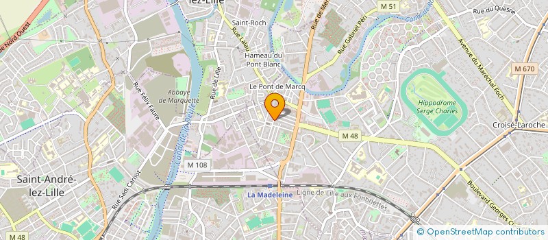 localisation de l'entreprise JMP ELECTRICITE à MARCQ-EN-BARŒUL