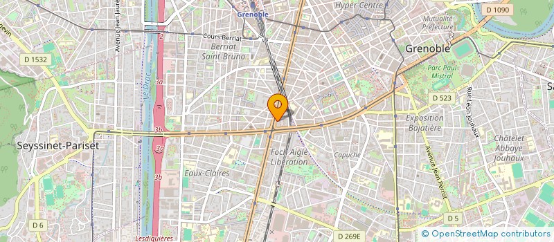 localisation de l'entreprise JMP INGENIERI SARL à GRENOBLE