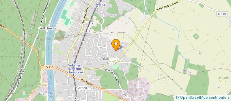 localisation de l'entreprise JMP KINE  VULAINES-SUR-SEINE