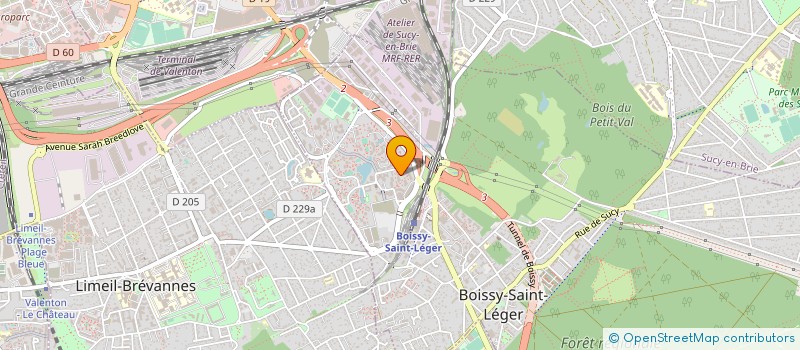localisation de l'entreprise JMP MENUISERIE à BOISSY-SAINT-LEGER