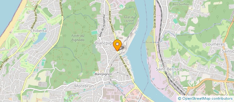 localisation de l'entreprise JMP OPTIONS  ANGLET